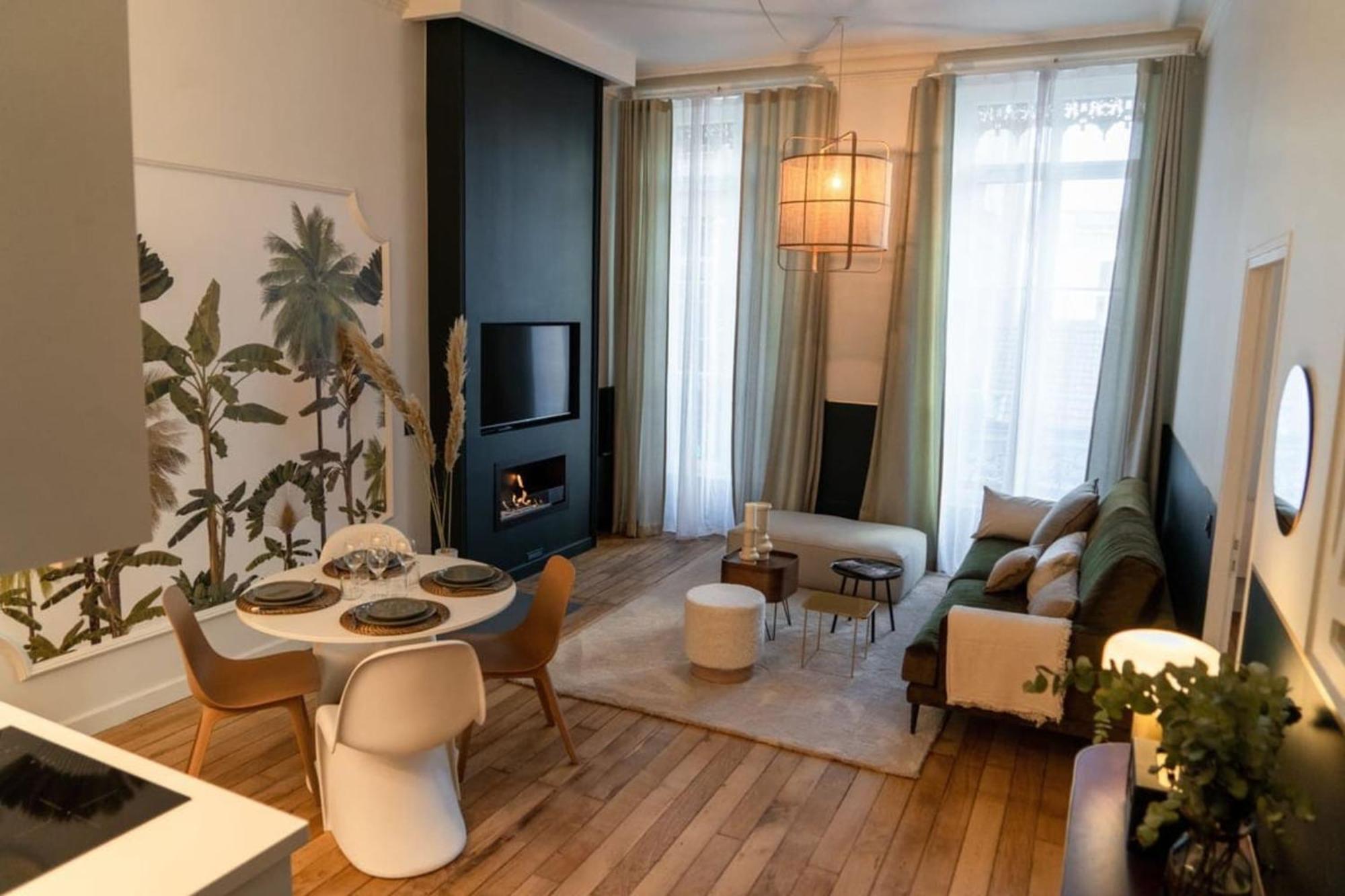 Beige Hospitalite - Coco - Hypercentre-2Chambres-Parking-Zen Saint-Etienne  Bagian luar foto
